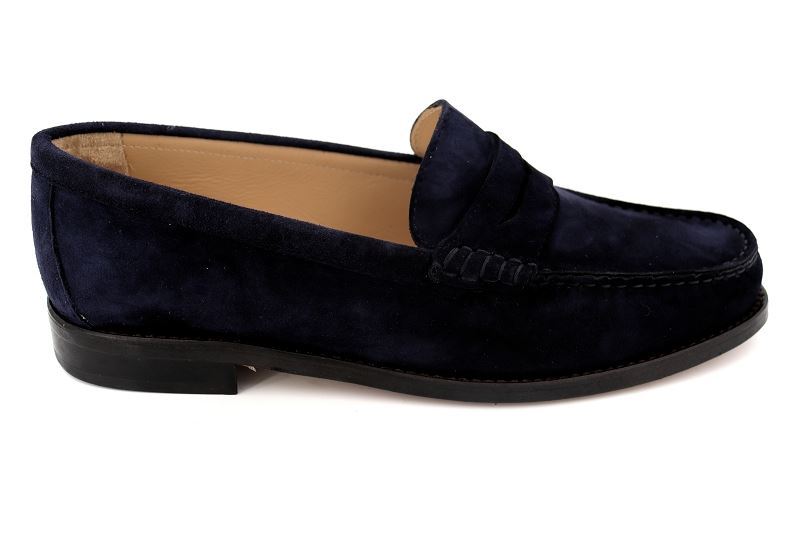 Pascucci mocassins pater bleu