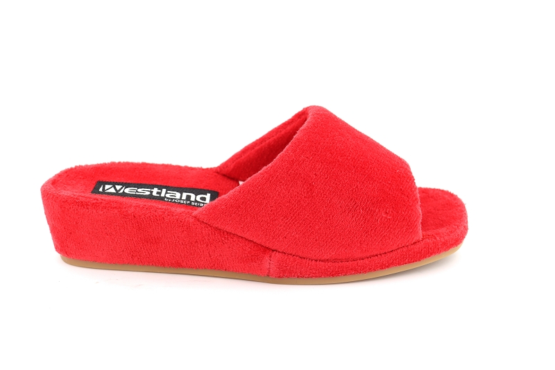 Westland chaussons pantoufles marseille rouge