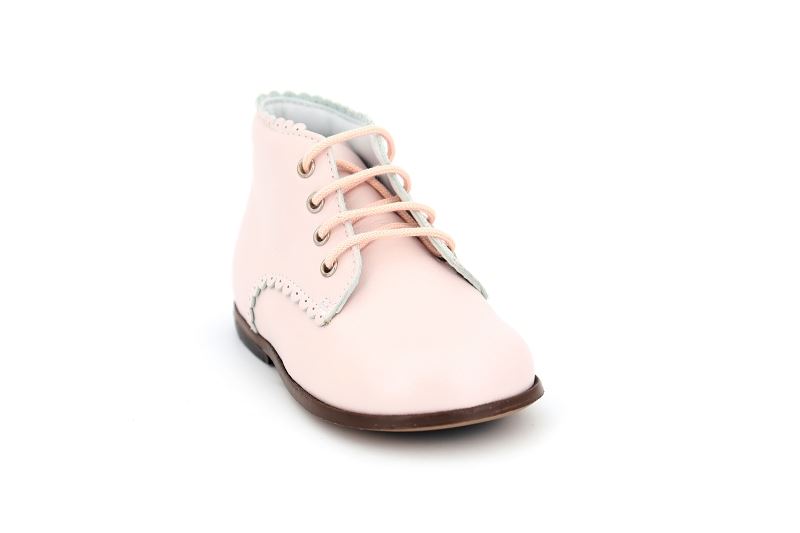 Beberlis chaussures a lacets ivette rose6479601_2