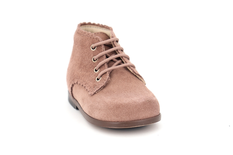 Beberlis chaussures a lacets ivette rose6479602_2