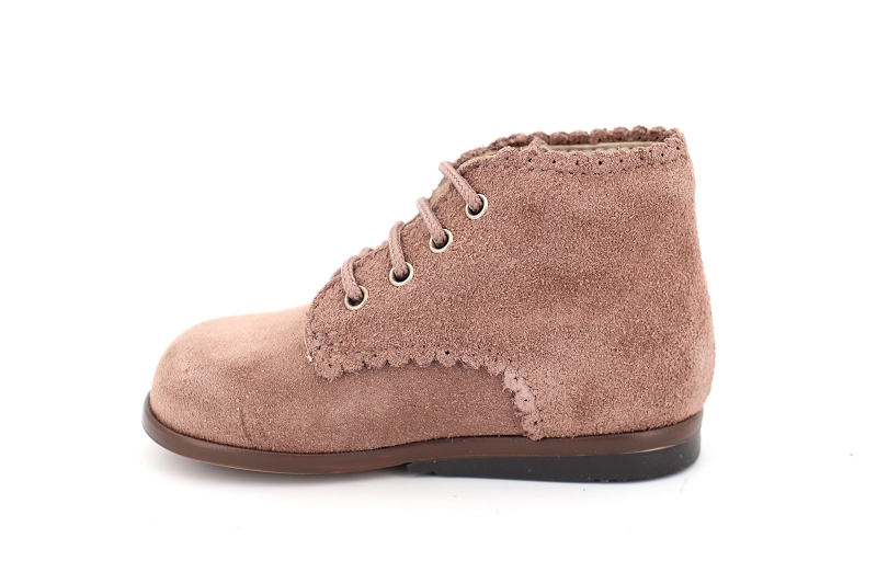 Beberlis chaussures a lacets ivette rose6479602_3