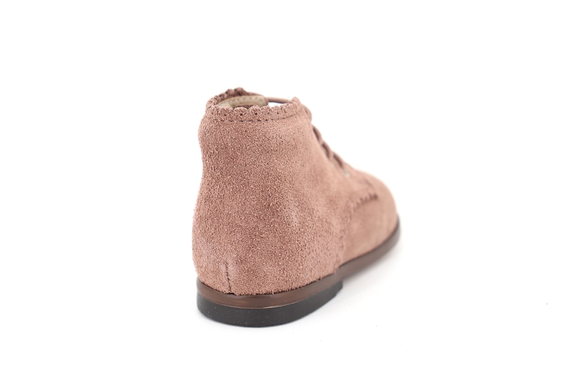 Beberlis chaussures a lacets ivette rose6479602_4