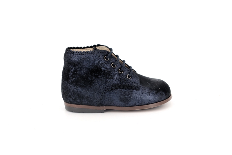 Beberlis chaussures a lacets ivette bleu