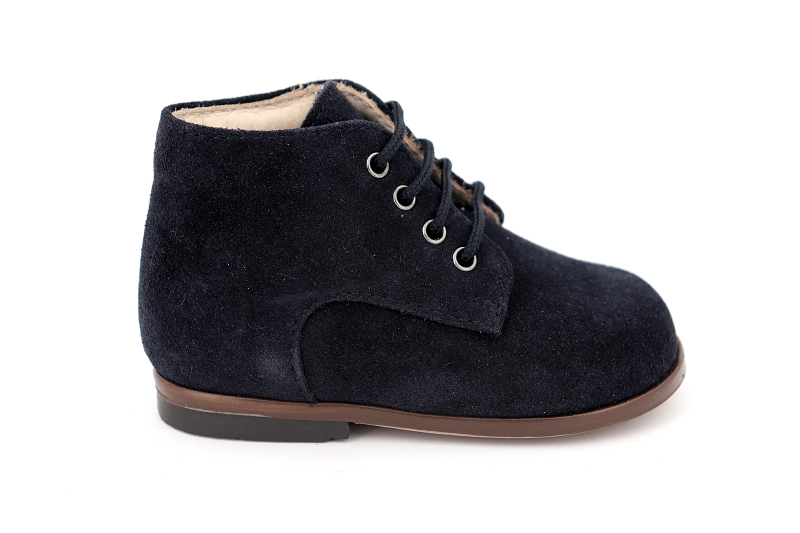 Beberlis chaussures a lacets adrien bleu