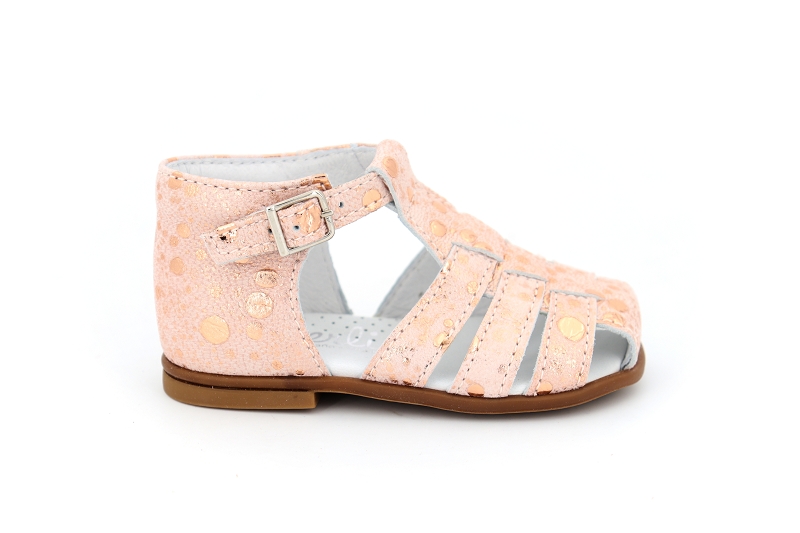 Beberlis sandales nu pieds lilou rose