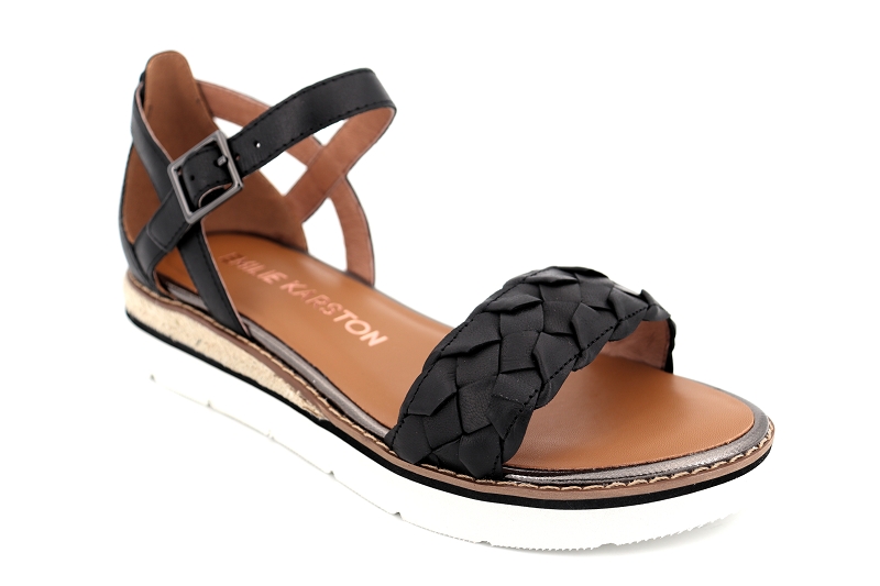 Emilie karston sandales nu pieds kiria noir6481302_2