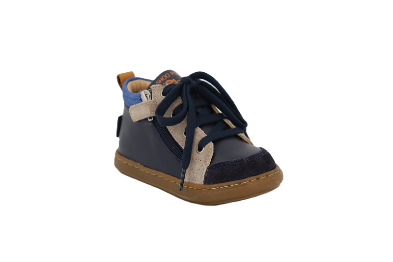 Shoo pom chaussures a lacets bouba bi zip bleu6488412_2