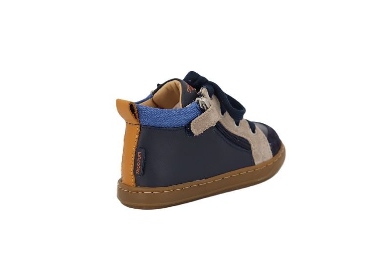 Shoo pom chaussures a lacets bouba bi zip bleu6488412_4