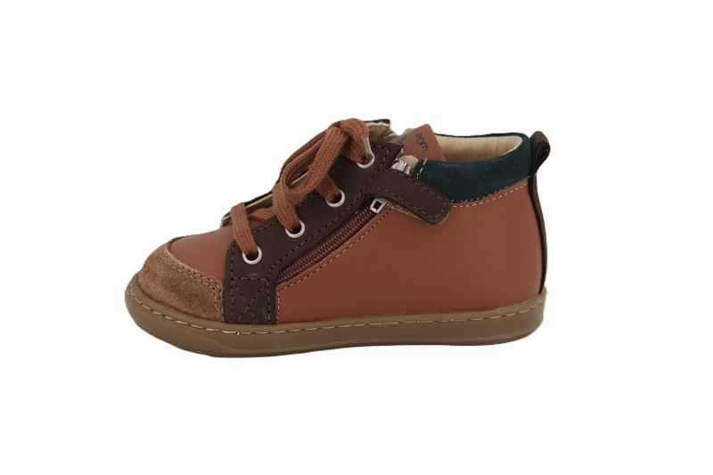 Shoo pom chaussures a lacets bouba bi zip marron6488413_3