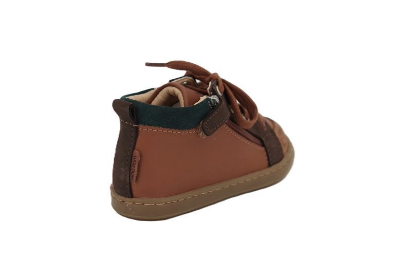 Shoo pom chaussures a lacets bouba bi zip marron6488413_4