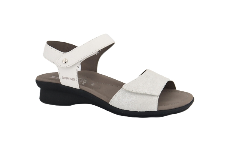 Mephisto f sandales nu pieds pattie blanc6489309_2