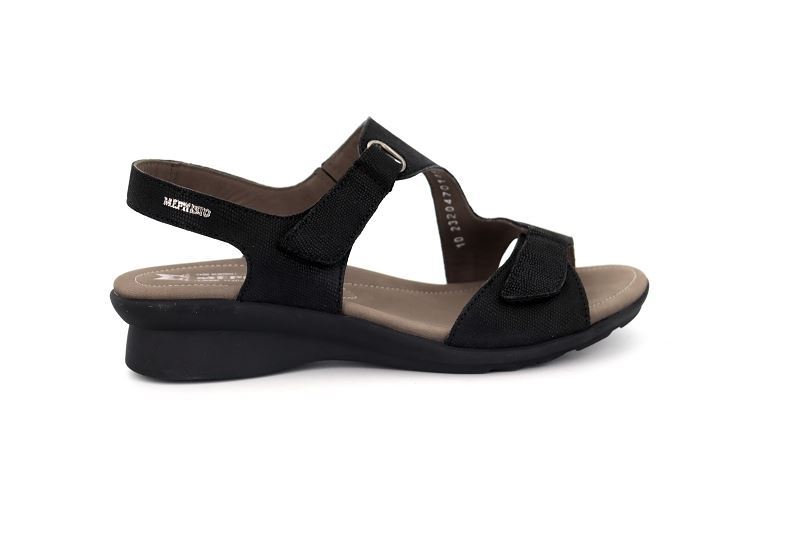 Mephisto f sandales nu pieds paris noir