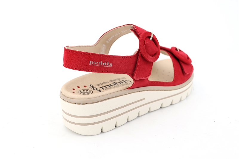 Mephisto f sandales nu pieds clara rouge6490302_4