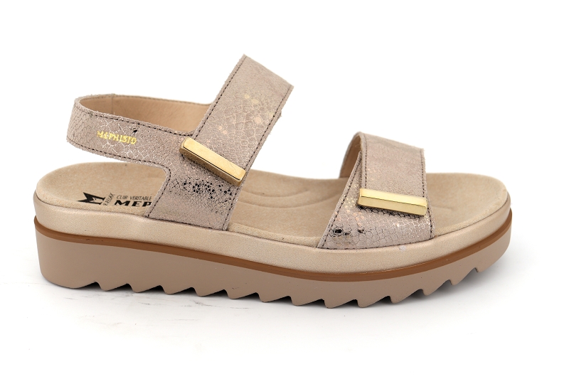 Mephisto f sandales nu pieds dominica beige