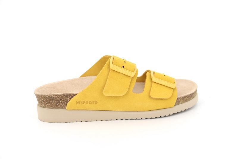 Mephisto f mules et sabots hester jaune