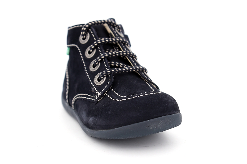 Kickers enf chaussures a lacets bonzip 2 bleu6497201_2