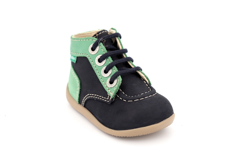 Kickers enf chaussures a lacets bonzip 2 bleu6497204_2