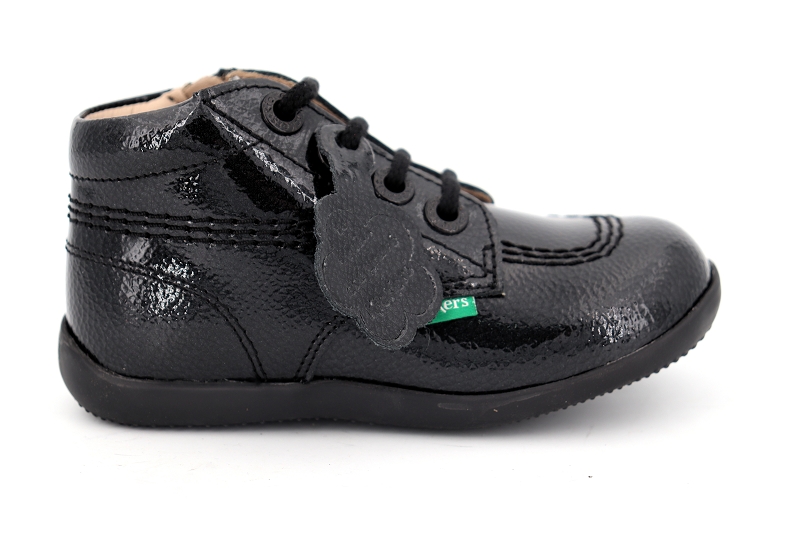 Kickers enf chaussures a lacets billista zip noir