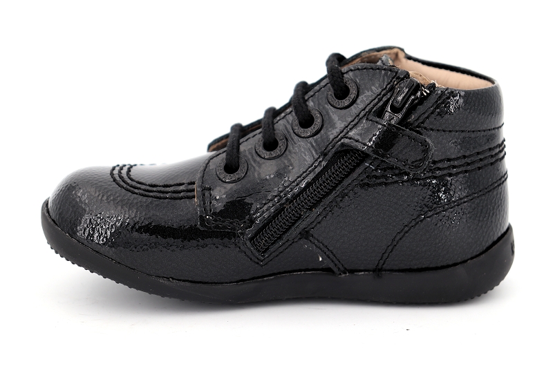 Kickers enf chaussures a lacets billista zip noir6497301_3