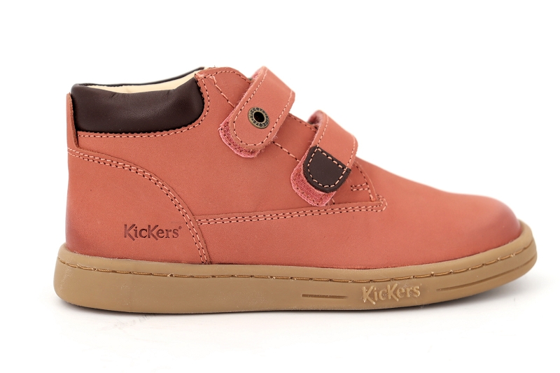 Kickers enf chaussures a scratch tackeasy rose