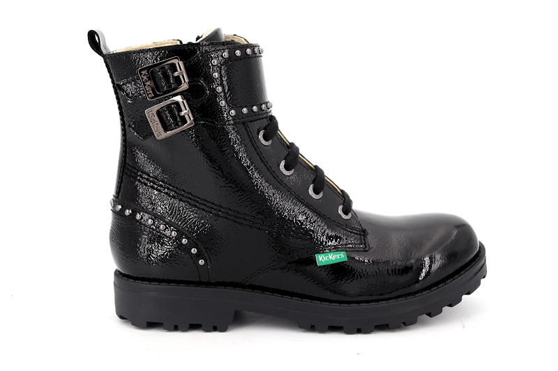 Kickers enf boots et bottines groorock noir