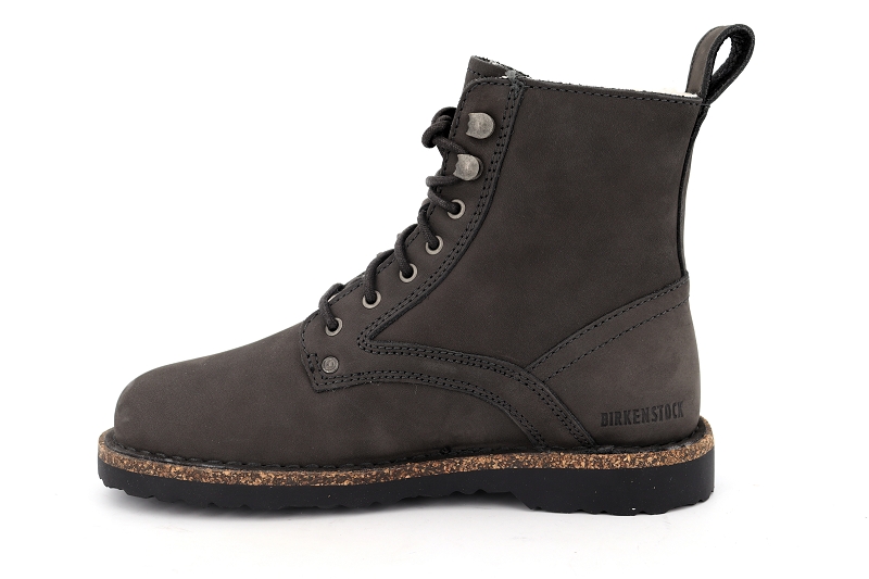 Birkenstock boots et bottines bryson  shearling gris6500901_3