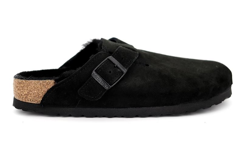 Birkenstock mules et sabots boston vl shearling noir