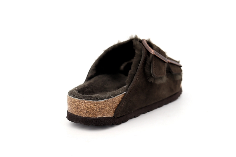 Birkenstock mules et sabots arizona shearling marron6501302_4