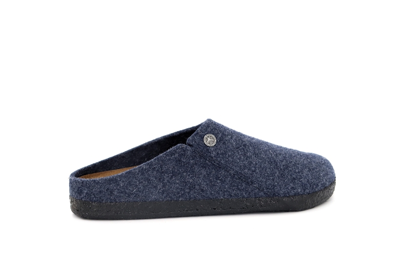 Birkenstock chaussons pantoufles zermatt bleu