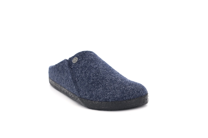 Birkenstock chaussons pantoufles zermatt bleu6501503_2