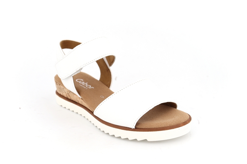 Gabor sandales nu pieds 2.750 blanc6501704_2