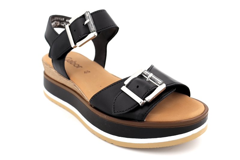 Gabor sandales nu pieds 4.684 noir6502302_2