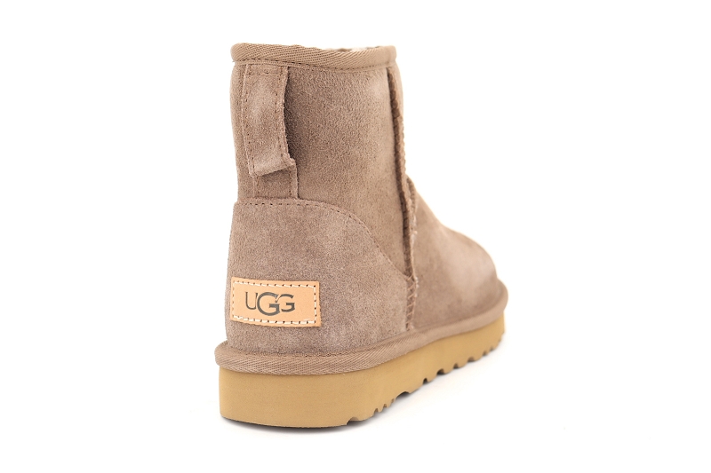 Ugg boots et bottines classic mini beige6504603_4