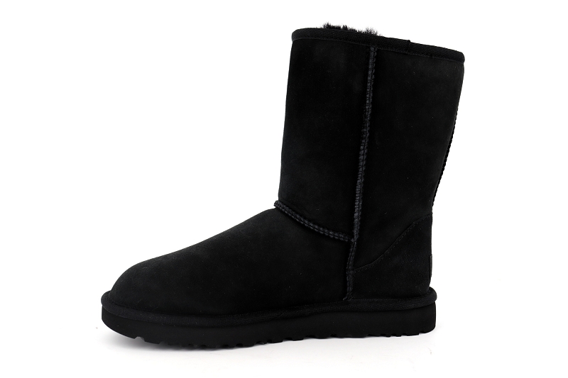 Ugg boots et bottines classic short noir6504801_3