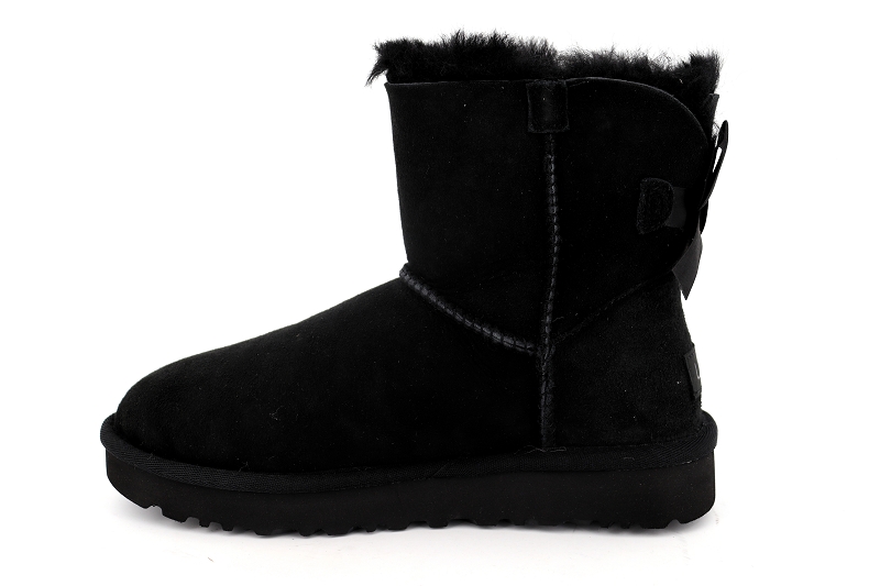 Ugg boots et bottines mini bailey bow noir6504901_3