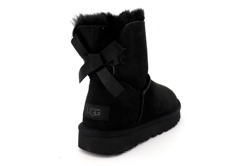 Ugg boots et bottines mini bailey bow noir6504901_4