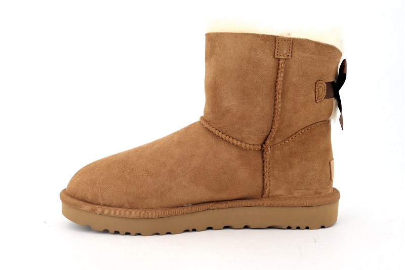 Ugg boots et bottines mini bailey bow marron6504902_3