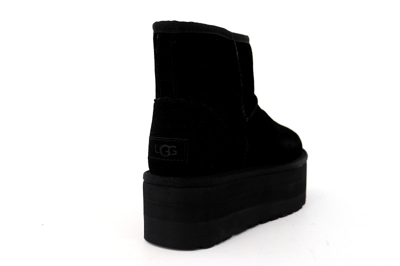 Ugg boots et bottines classic mini platform noir6505001_4