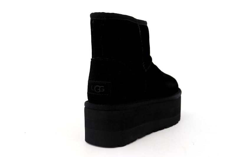 Ugg boots et bottines classic mini platform noir6505001_4
