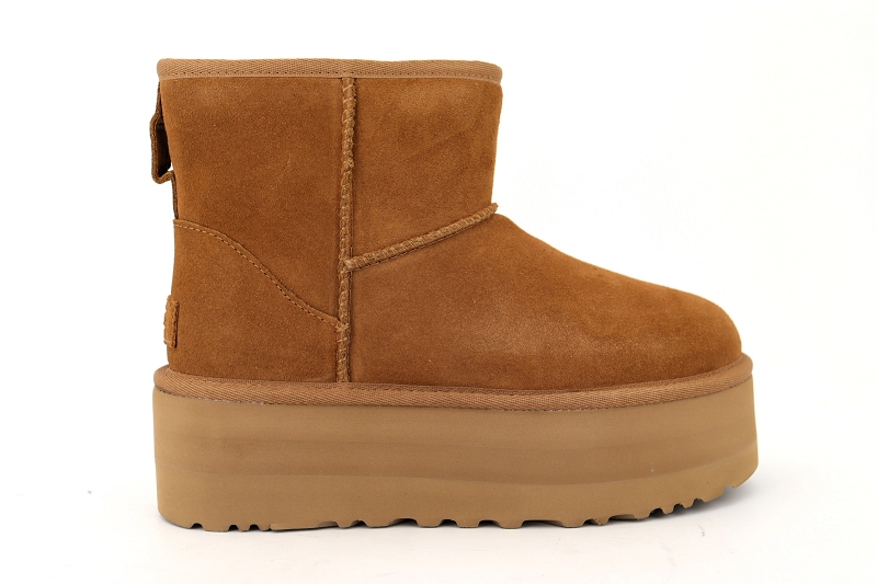 Ugg boots et bottines classic mini platform marron