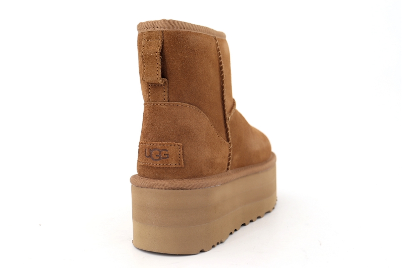 Ugg boots et bottines classic mini platform marron6505002_4