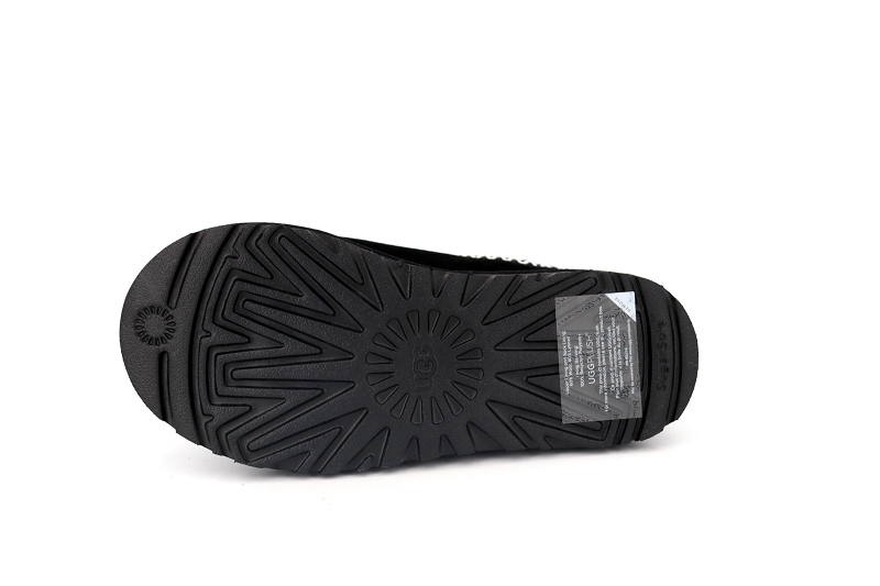 Ugg chaussons pantoufles tasman noir6506002_5