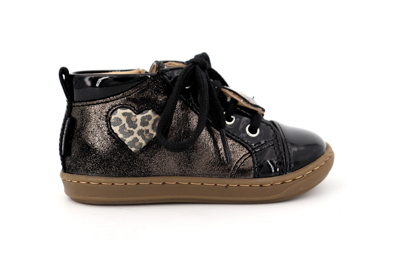 Shoopom chaussures a lacets bouba heart noir