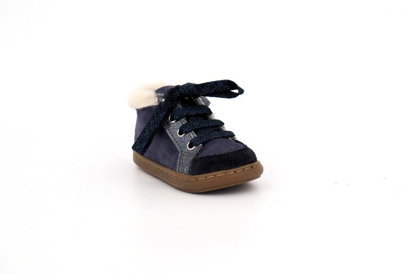 Shoo pom chaussures a lacets bouba zip hair bleu6508203_2