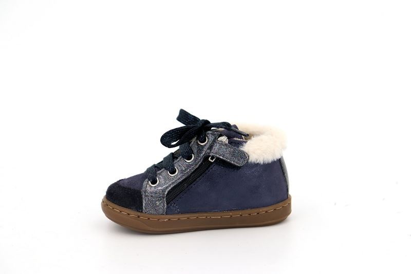 Shoo pom chaussures a lacets bouba zip hair bleu6508203_3