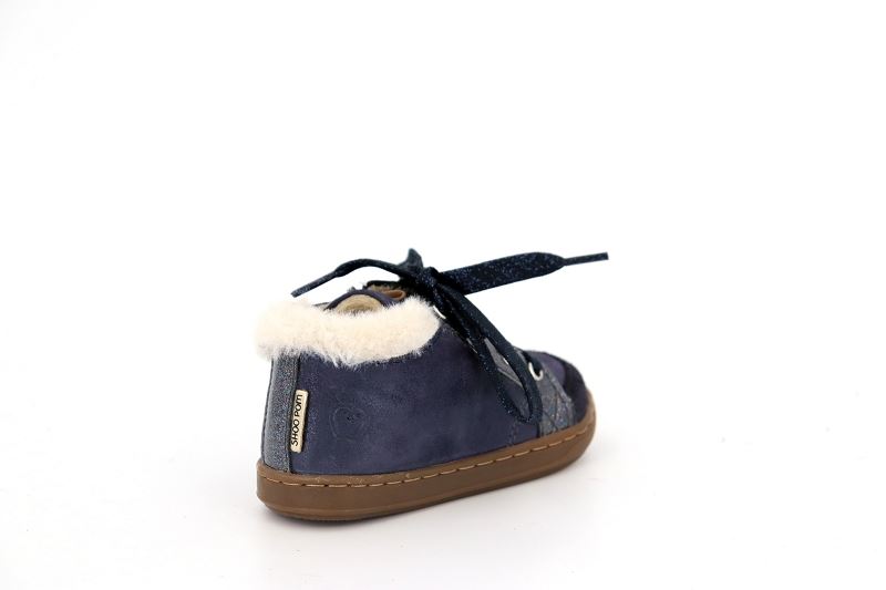 Shoo pom chaussures a lacets bouba zip hair bleu6508203_4