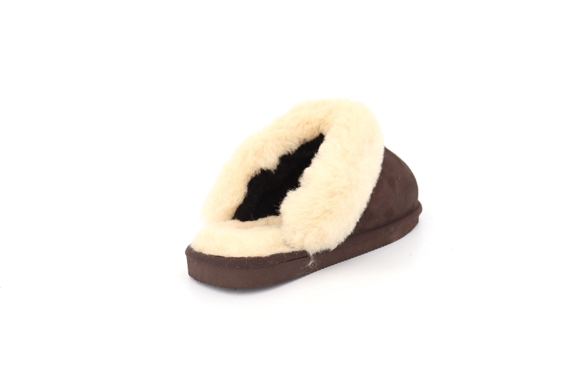 Shepherd chaussons pantoufles jessica marron6513302_4