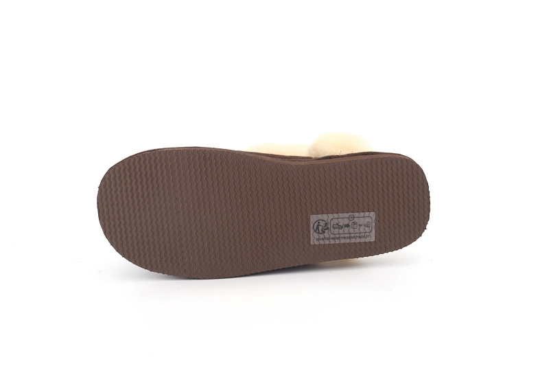 Shepherd chaussons pantoufles jessica marron6513302_5