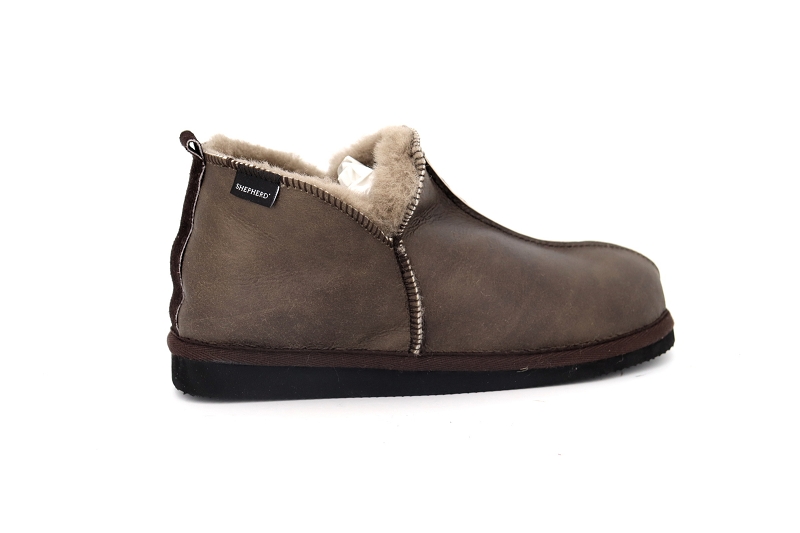 Shepherd chaussons pantoufles anton marron