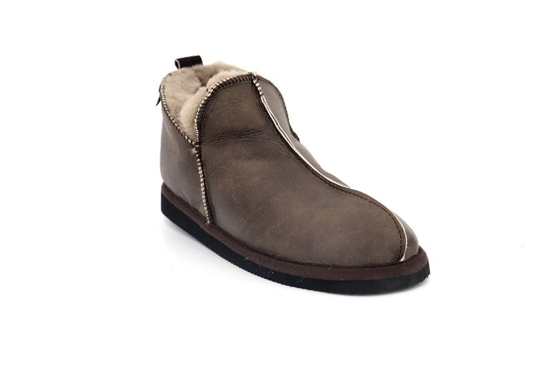 Shepherd chaussons pantoufles anton marron6513503_2